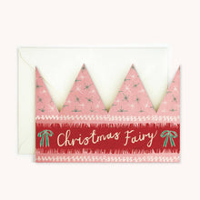 Load image into Gallery viewer, Christmas Fairy Party Hat Card
