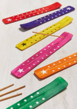 Load image into Gallery viewer, Star Incense Holder, Silver Print
