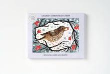 Load image into Gallery viewer, Christmas Card Pack - Song Thrush With Berries
