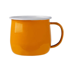 Load image into Gallery viewer, Coloured Enamel Belly Mug - 375ml - Yellow
