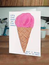 Load image into Gallery viewer, David Shrigley Card - End Of The World
