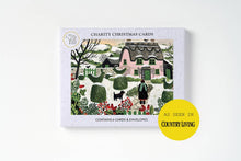 Load image into Gallery viewer, AGBI Christmas Card Pack - Pink Cottage And Snowy Topiary
