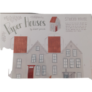 Paper Houses (Stucco House) Cut outs by Eleanor Percival