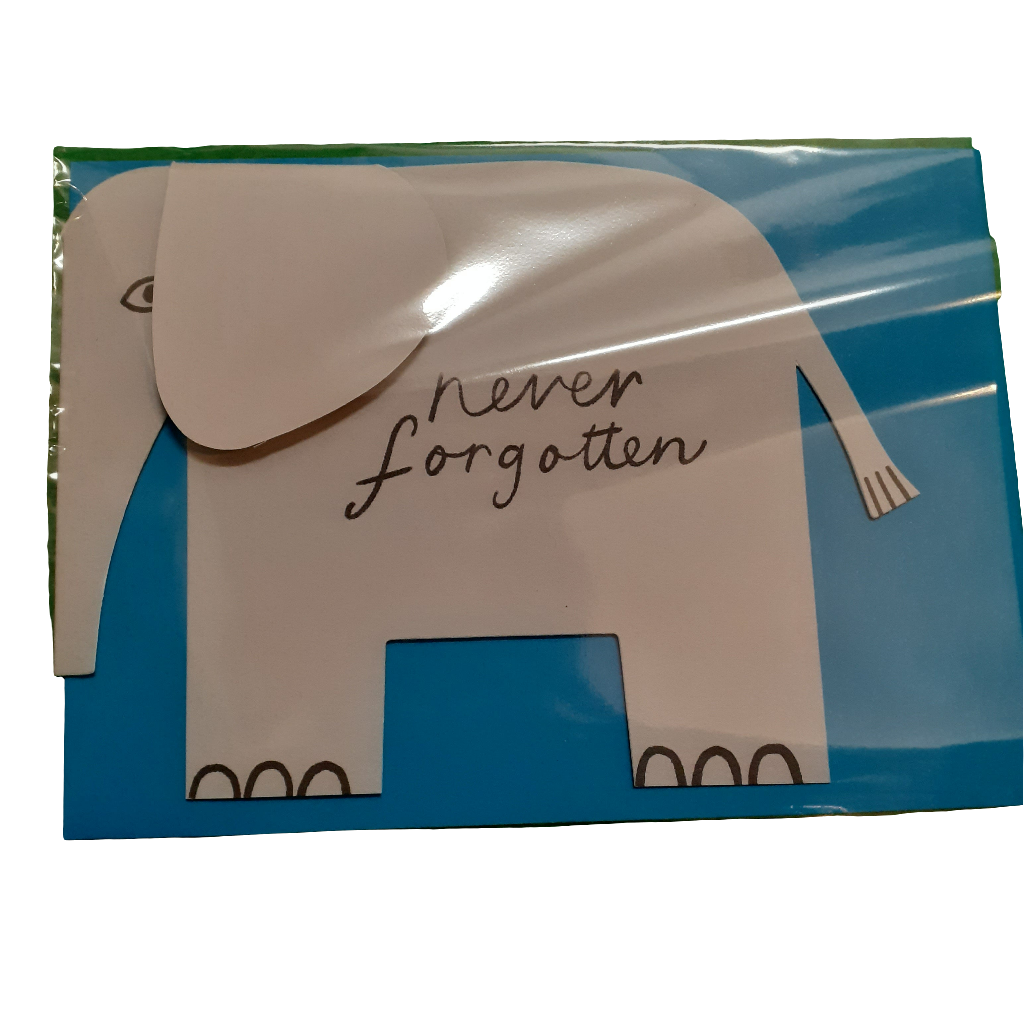 Never forgotten (Elephant Card)