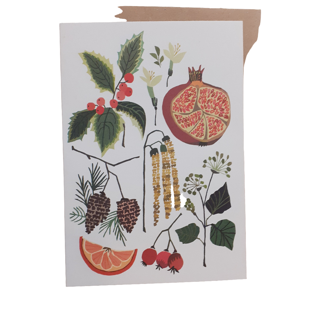 December Study Greeting Card - Brie Harrison