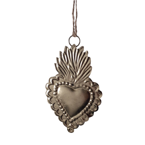 Sacred Heart Mexicana Antique Gold Hanging Decoration