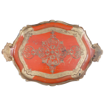 Load image into Gallery viewer, Vintage Painted Tray
