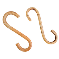 S hook - Bamboo, natural