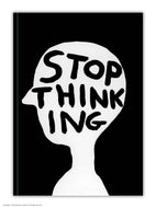 David Shrigley A6 Notebook - Stop Thinking