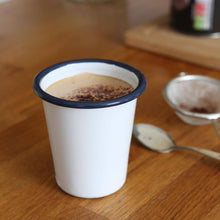 Load image into Gallery viewer, 300ml White Enamel Tumbler
