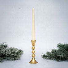 Load image into Gallery viewer, Gold Metal Candlestick Holder
