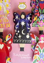Load image into Gallery viewer, Butterfly Woman Sitting Greeting Card - Cosmic 
