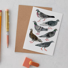 Load image into Gallery viewer, Pigeons Greeting Card
