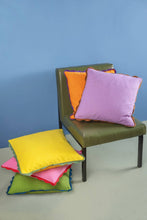 Load image into Gallery viewer, Block Colour Cotton Cushion Cover
