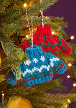 Load image into Gallery viewer, Fair Isle Wool Jumper - Tree Decoration
