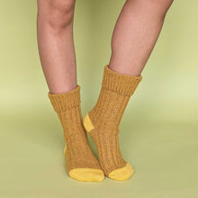 Load image into Gallery viewer, Unisex Recycled Silk Blend Ribbed Socks
