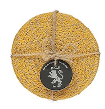 Load image into Gallery viewer, Hand Woven Circular Coasters - Indian Yellow
