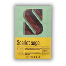 Load image into Gallery viewer, S - Scarlet sage
