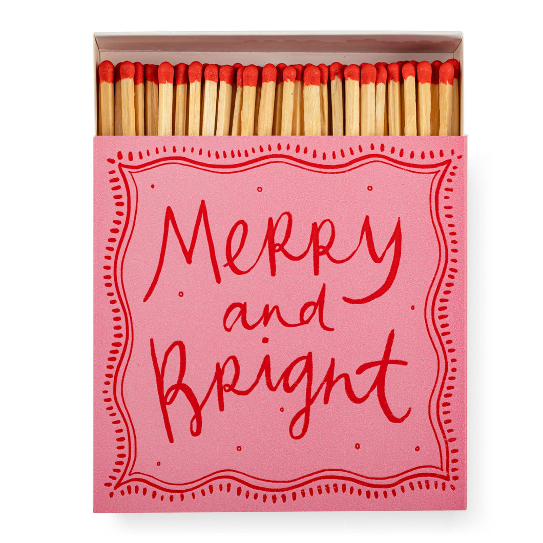 Merry & Bright | Square - Christmas Safety Matches🎄