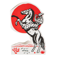 Ridin' High Cowboy | Cut-Out - Greeting Card
