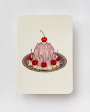Load image into Gallery viewer, Rose Petal Cream Blancmange Card
