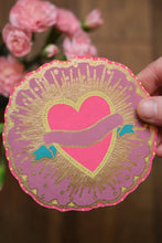 Load image into Gallery viewer, Ribbon Heart Greeting Card
