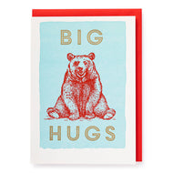 Big Hugs | Letterpress Cards | Large Cards