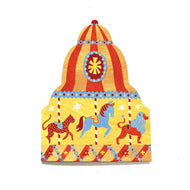 Carousel Shaped Greeting Card