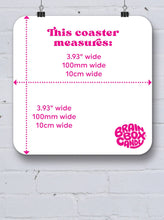 Load image into Gallery viewer, David Shrigley Coaster - Caterpillar Fuck
