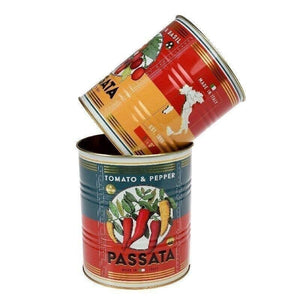 2 x Storage Tins - Passata