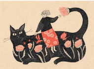 Whimsy Of A Cat Card