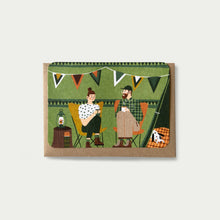 Load image into Gallery viewer, Green Tent Card
