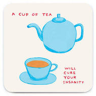 David Shrigley Coaster - Cup Of Tea