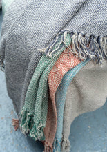 Load image into Gallery viewer, Recycled Hand Woven Throw - Geometric Pattern (125 x 180cm)
