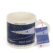 Load image into Gallery viewer, Ceramic Mug - TFL Vintage Poster &quot;Boat Race&quot;
