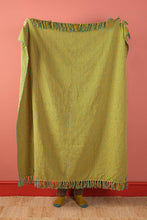 Load image into Gallery viewer, Recycled Cotton Striped Throw
