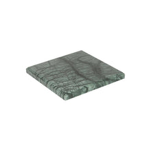 Load image into Gallery viewer, Square Marble Coaster - 10cm - Green
