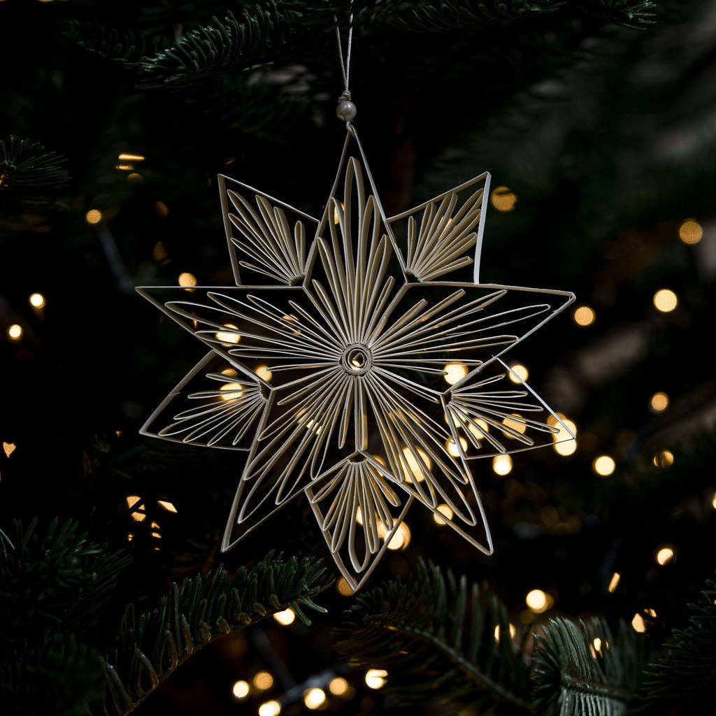 Quilled North Star Paper Hanging Decoration