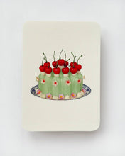 Load image into Gallery viewer, Chartreuse Cream Blancmange Card
