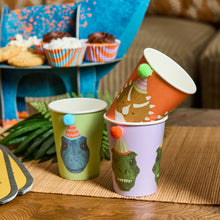 Load image into Gallery viewer, Dinosaur Paper Cups - Pack of 6
