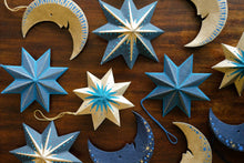 Load image into Gallery viewer, Golden Star Screen-Printed Board Decoration
