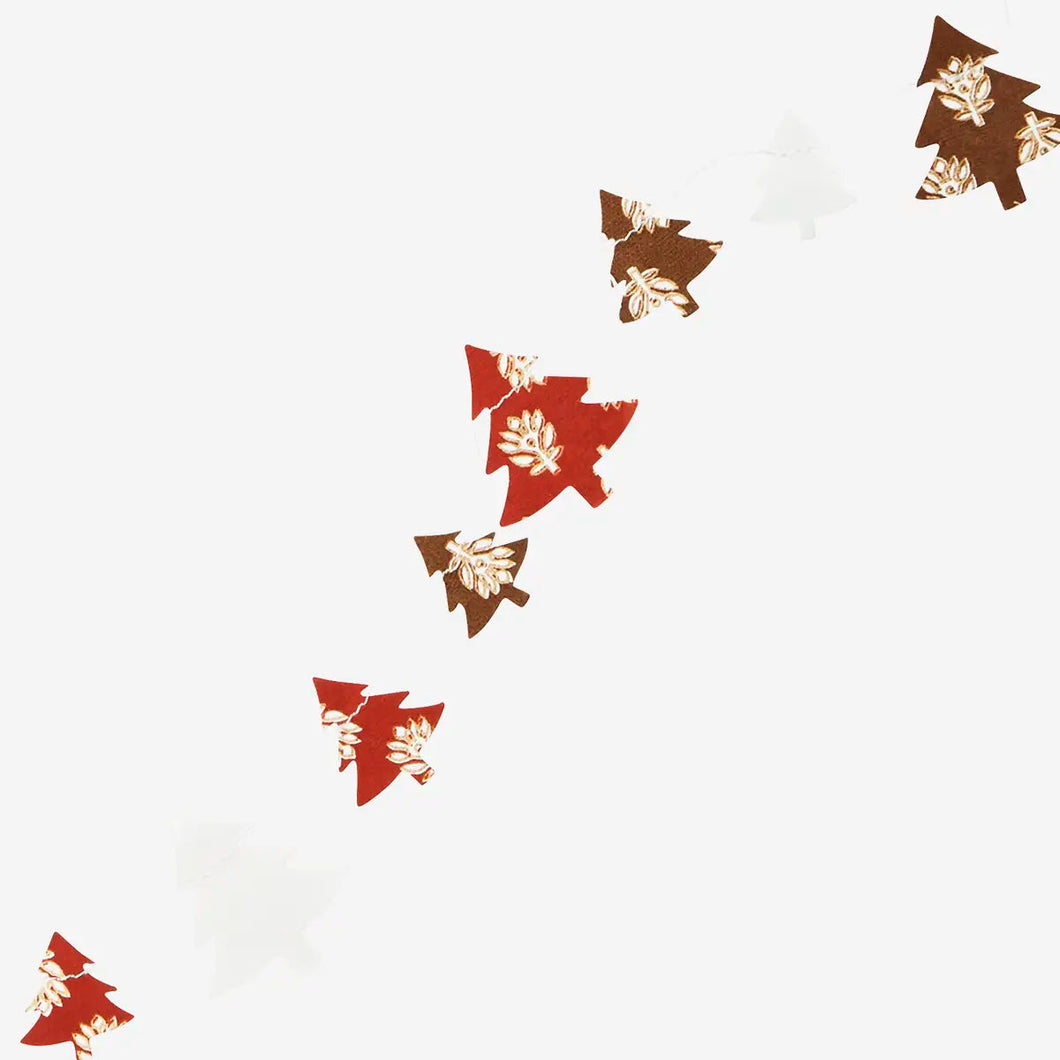 Handmade Paper Tree Garland - Madam Stoltz