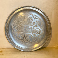 Aluminium Tray, Hand Embossed -
 - 33cm