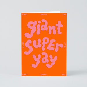 Wrap - Giant Super Yay Card