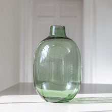 Load image into Gallery viewer, Green Glass Elba Vase

