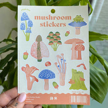 Load image into Gallery viewer, Mushroom Sticker Sheet
