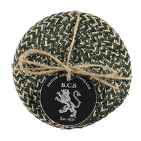 Load image into Gallery viewer, Hand Woven Circular Coasters - Olive Green
