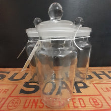 Load image into Gallery viewer, Vintage Glass Storage Jar
