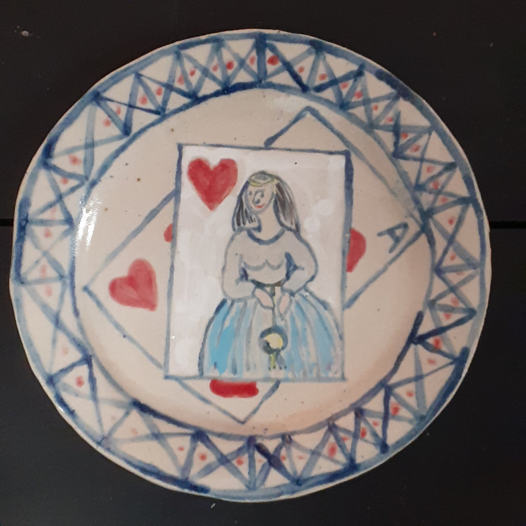 Sarah Odedina “Queen of Hearts” Plate
