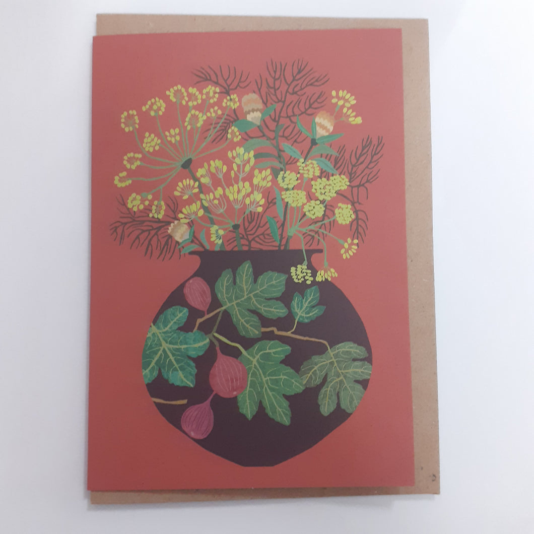 Fennel Greeting Card - Brie Harrison